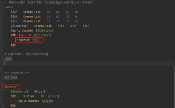 robotframework的条件判断与循环